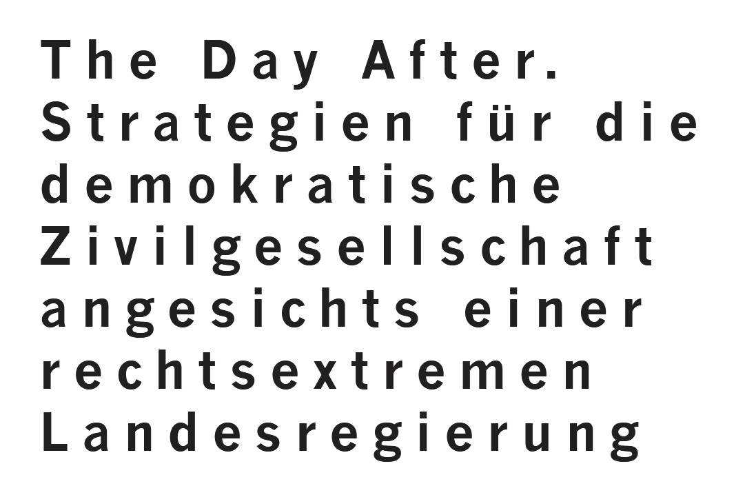 Strategien für die demokratische Zivilgesellschaft angesichts einer rechtsextremen Landesregierung